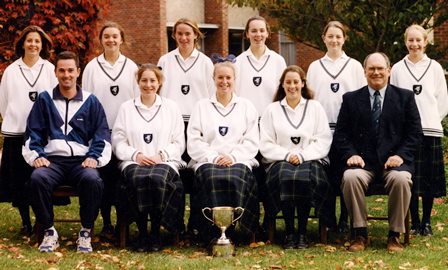 1st Girls Tennis Team, 1996 APS Premiers.